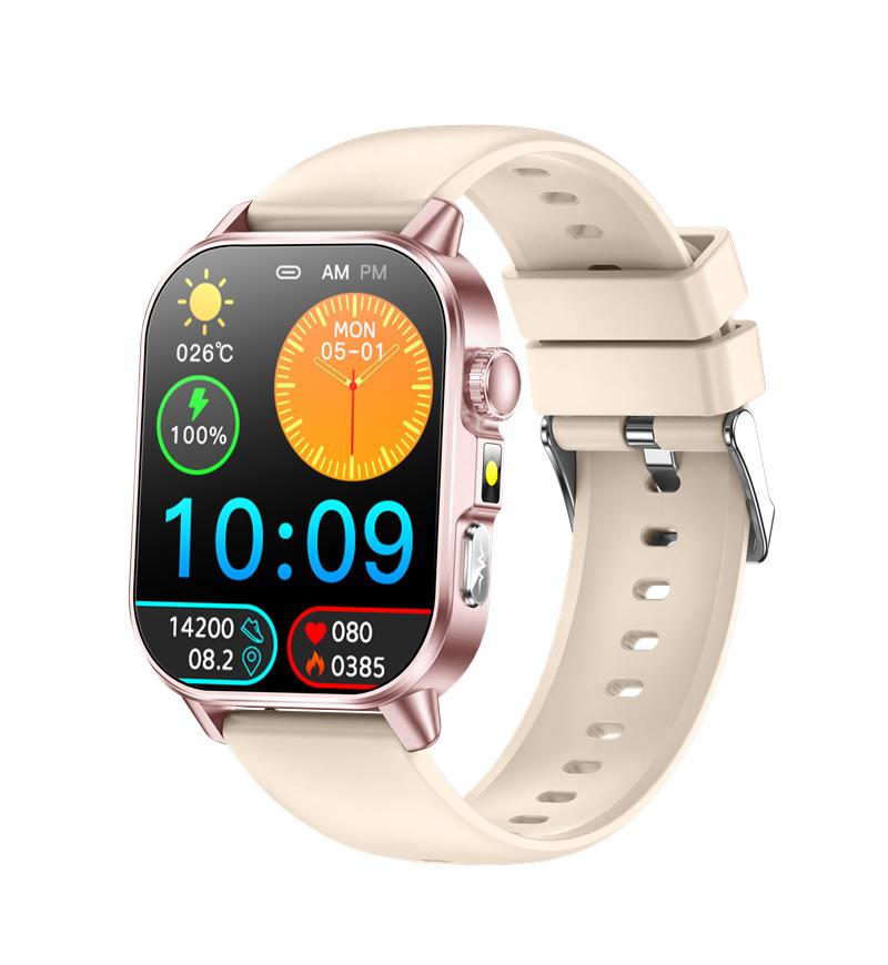 ET571 Smart Watch 2inch Screen ECG Health Monitoring Outdoor Sports Fitness Flashlight SOS Emergency Call Men Women Smartwatch бежевий
ET571 Smart Watch 2inch Screen ECG Health Monitoring Outdoor Sports Fitness Flashlight SOS Emergency Call Men Women Smartwatch бежевий