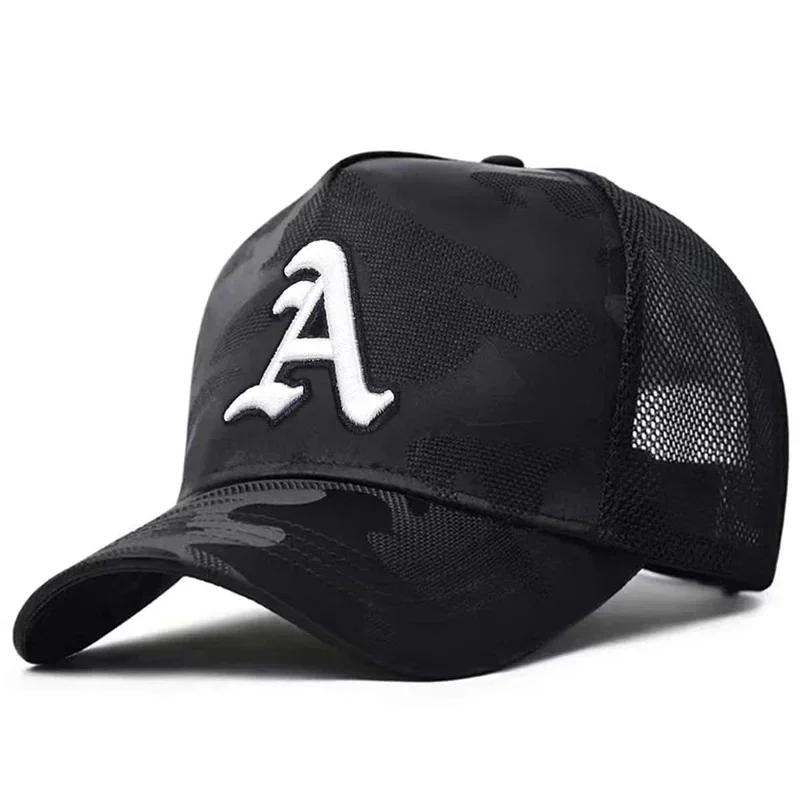 Unisex Gothic Letter A Embroidery Baseball Net Caps Outdoor Adjustable Spring and Summer Casual Sunscreen Hat
Unisex Gothic Letter A Embroidery Baseball Net Caps Outdoor Adjustable Spring and Summer Casual Sunscreen Hat