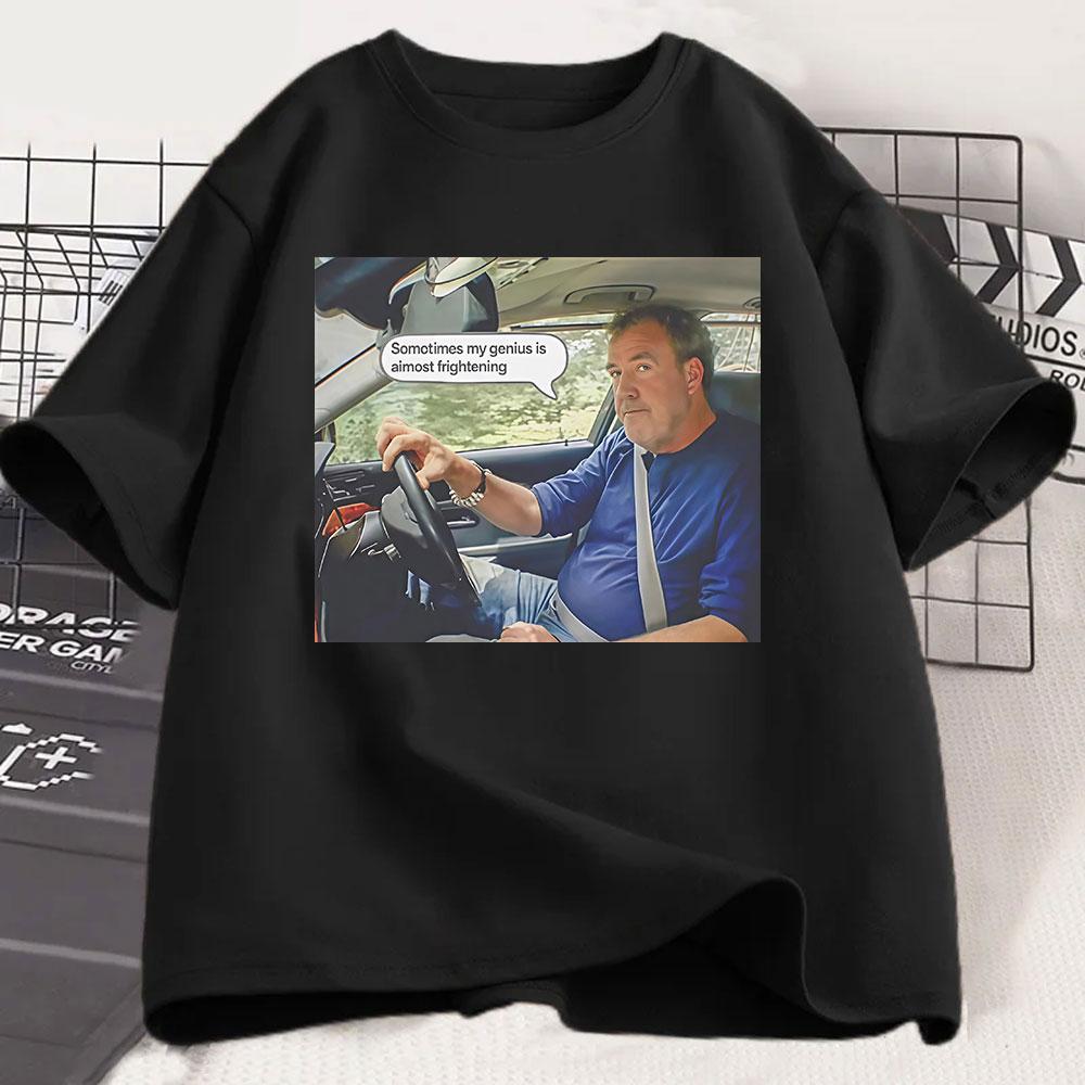 Jeremy Clarkson Funny Sometimes My Genius Is Almost Frightening T-Shirt Men Women Retro Fashion Cotton Short Sleeve T-shirts 5XL різнокольоровий
Jeremy Clarkson Funny Sometimes My Genius Is Almost Frightening T-Shirt Men Women Retro Fashion Cotton Short Sleeve T-shirts 5XL різнокольоровий