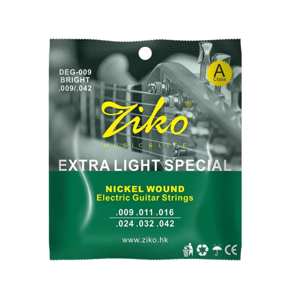 ZIKO Electric Guitar Strings DEG-009/Steel Core Surface Coating Nickel Extra Light/for Electric Guitar Parts Accessories
ZIKO Electric Guitar Strings DEG-009/Steel Core Surface Coating Nickel Extra Light/for Electric Guitar Parts Accessories