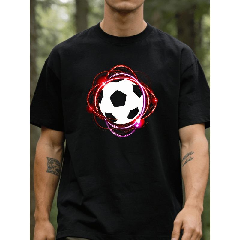 European sizes Men s T-Shirt, Football Print, Round Neck, Short Sleeve Casual T- Shirt, Comfortable And Versatile, Very Suitable for Outdoor 4XL
European sizes Men s T-Shirt, Football Print, Round Neck, Short Sleeve Casual T- Shirt, Comfortable And Versatile, Very Suitable for Outdoor 4XL