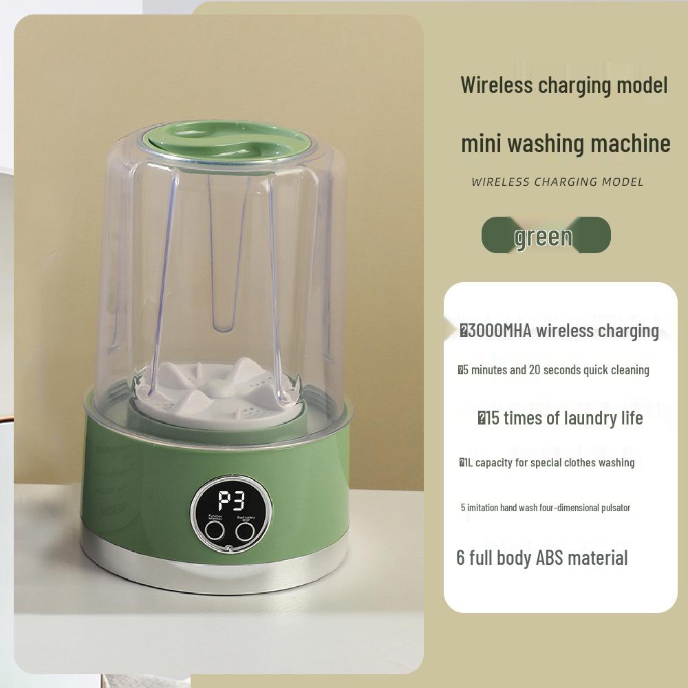 Wireless Portable Mini Washing Machine for Underwear and Socks - Rechargeable and Ideal for Dorms зелёный
Wireless Portable Mini Washing Machine for Underwear and Socks - Rechargeable and Ideal for Dorms зелёный