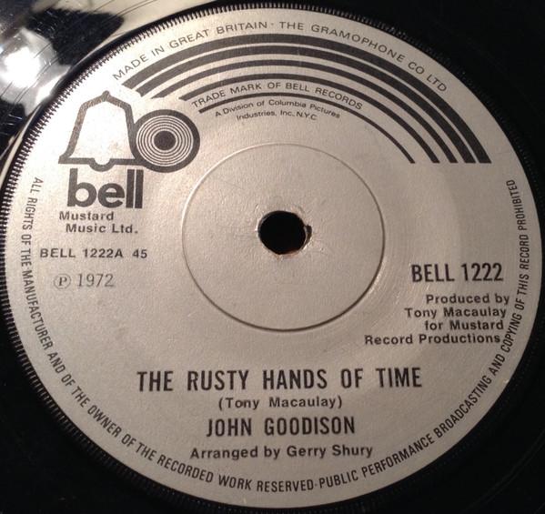 7inch Record JOHN GOODISON The Rusty Hands Of Time BELL12223 Bell Records 1972 UK SoulFunk Used
7inch Record JOHN GOODISON The Rusty Hands Of Time BELL12223 Bell Records 1972 UK SoulFunk Used