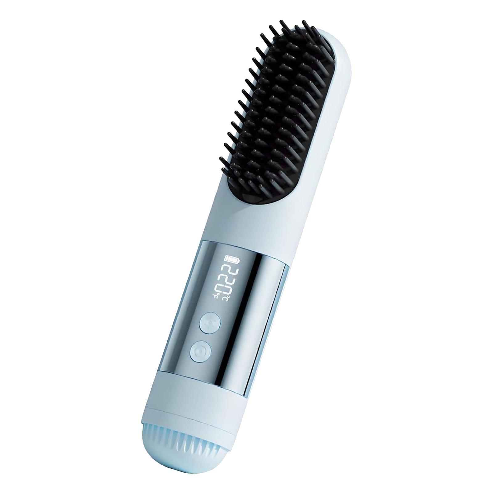 Hot Straightener Comb with 3 Temperature Settings & LED Display Portable Straightening Comb for Women Gift Idea for Home Travel синий
Hot Straightener Comb with 3 Temperature Settings & LED Display Portable Straightening Comb for Women Gift Idea for Home Travel синий