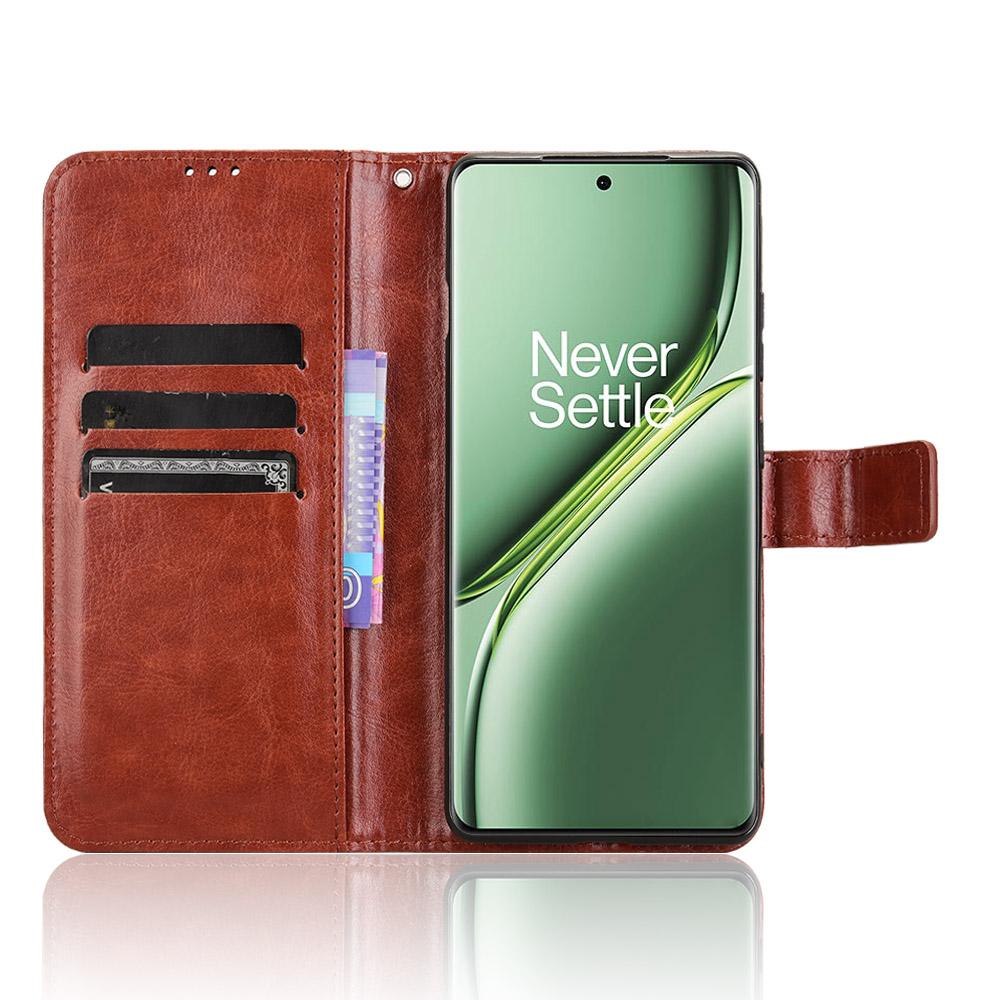 For OnePlus Ace 3 Pro 5G Wallet Case Leather Phone Cover Crazy Horse Texture Brown
For OnePlus Ace 3 Pro 5G Wallet Case Leather Phone Cover Crazy Horse Texture Brown