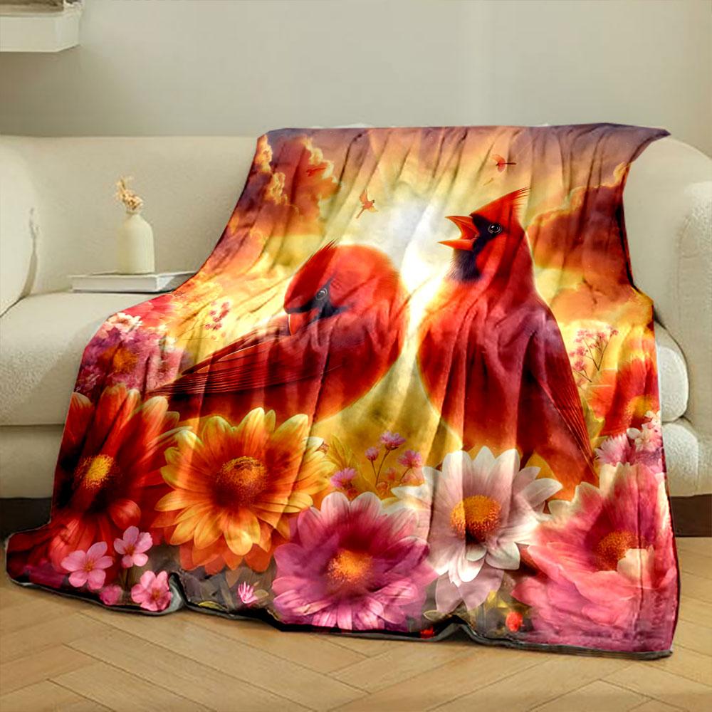 Multi Size Cardinals and Flowers Print Warm Comfortable Blanket Home Travel Camping for Adults and Kids Luxury Gifts 75x90cm
Multi Size Cardinals and Flowers Print Warm Comfortable Blanket Home Travel Camping for Adults and Kids Luxury Gifts 75x90cm