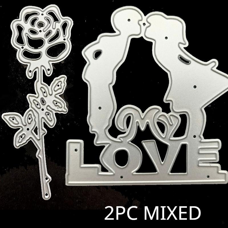 2pc Mixed Love Letter and Flower Background Frame Metal Cutting Dies Stencils for DIY Scrapbooking Decorative Embossing Handcraft Template 2pc mixed
2pc Mixed Love Letter and Flower Background Frame Metal Cutting Dies Stencils for DIY Scrapbooking Decorative Embossing Handcraft Template 2pc mixed