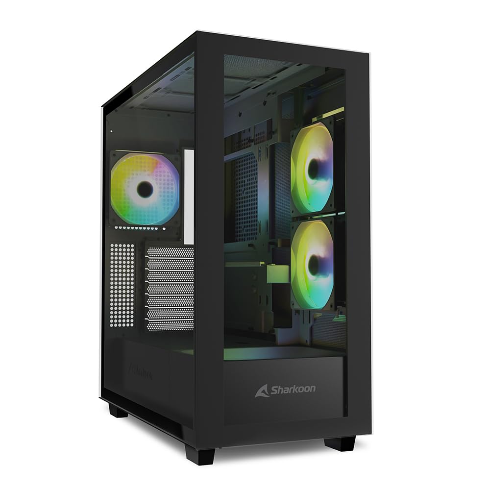 Sharkoon Mid Tower PC Case REBEL C60 RGB Black Compatible with ATXMicro ATXMini-ITX Standards Equipped with 4 ARGB Fans 2-sided Glass REBEL C60 RGB
Sharkoon Mid Tower PC Case REBEL C60 RGB Black Compatible with ATXMicro ATXMini-ITX Standards Equipped with 4 ARGB Fans 2-sided Glass REBEL C60 RGB
