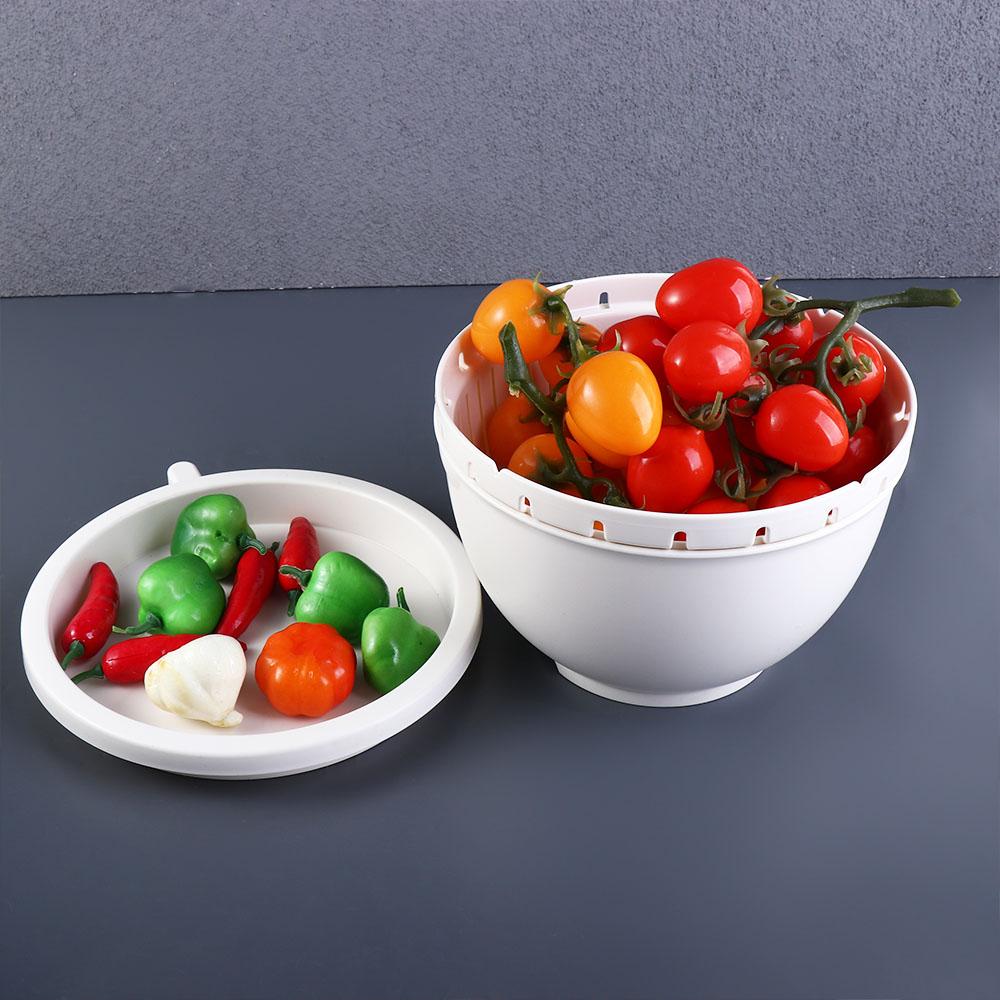 Пластиковый вращающийся инструмент для измельчения, миска для нарезки салата, дуршлаг, сито, миска для резки белый
Пластиковый вращающийся инструмент для измельчения, миска для нарезки салата, дуршлаг, сито, миска для резки белый