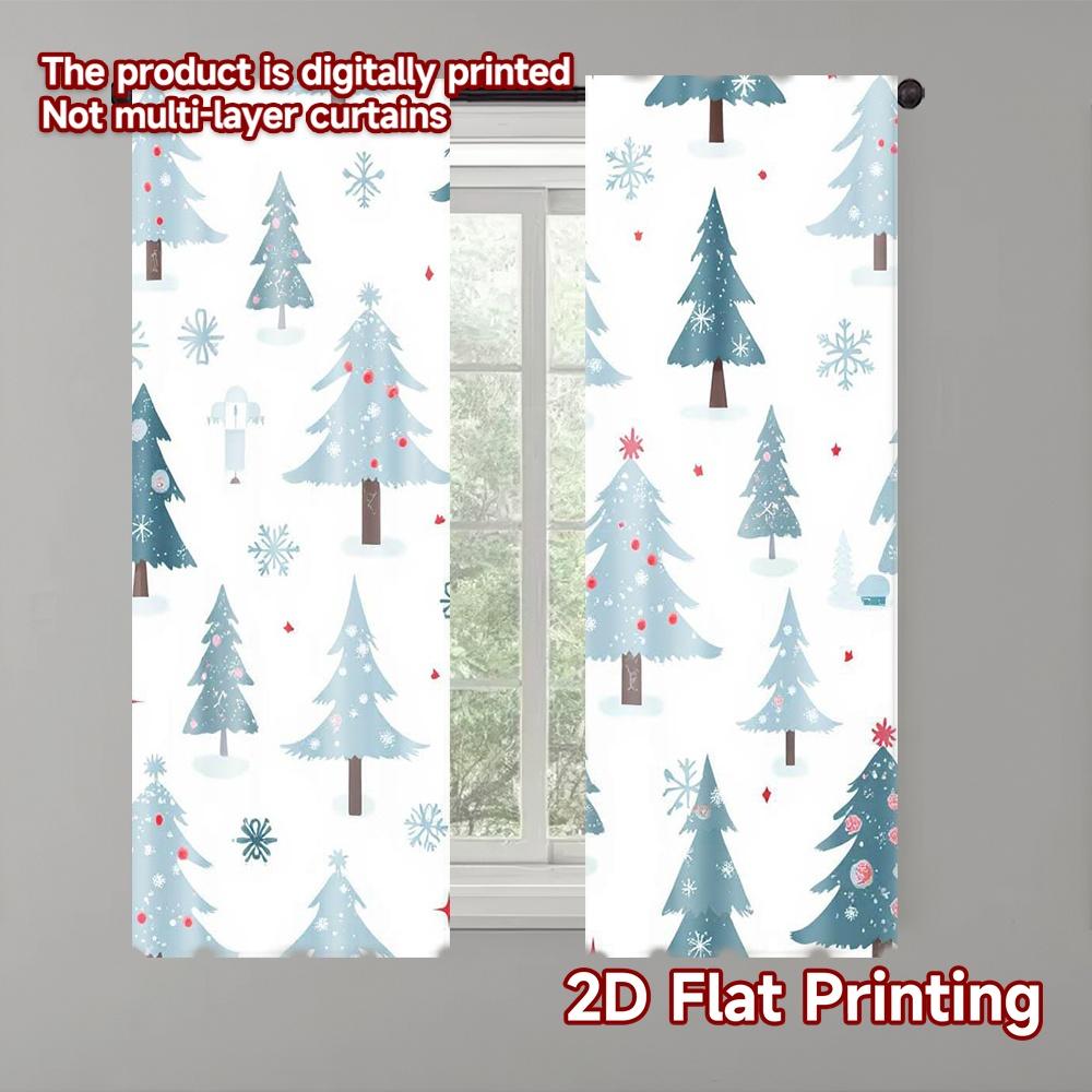 Set Of 2 Flat Printing Merry Christmas Popular Window Curtains Presents White Holidays Polyester Without Electricity Curtain W100*H70(CM)-Rod Pocket&2PCS
Set Of 2 Flat Printing Merry Christmas Popular Window Curtains Presents White Holidays Polyester Without Electricity Curtain W100*H70(CM)-Rod Pocket&2PCS