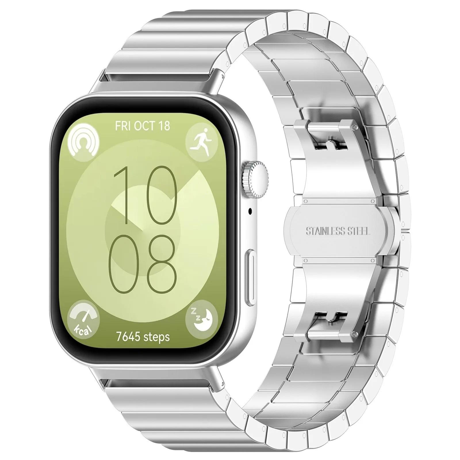 Stainless Steel Band for Huawei Watch Fit 3 4 4Pro Correa Strap Men Loop Bracelet Huawei Fit 4 Pro 3 Butterfly Buckle Wristband for Huawei Fit 4 срібний
Stainless Steel Band for Huawei Watch Fit 3 4 4Pro Correa Strap Men Loop Bracelet Huawei Fit 4 Pro 3 Butterfly Buckle Wristband for Huawei Fit 4 срібний