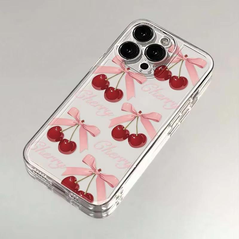 Pink Bow Red Cherry Patter Phone Case For iPhone 17 Pro Max 16 15 Pro 14 13 Mini 12 11 XR XS 17Air 16 Plus Clear Bumper Cover iPhone XS Max
Pink Bow Red Cherry Patter Phone Case For iPhone 17 Pro Max 16 15 Pro 14 13 Mini 12 11 XR XS 17Air 16 Plus Clear Bumper Cover iPhone XS Max