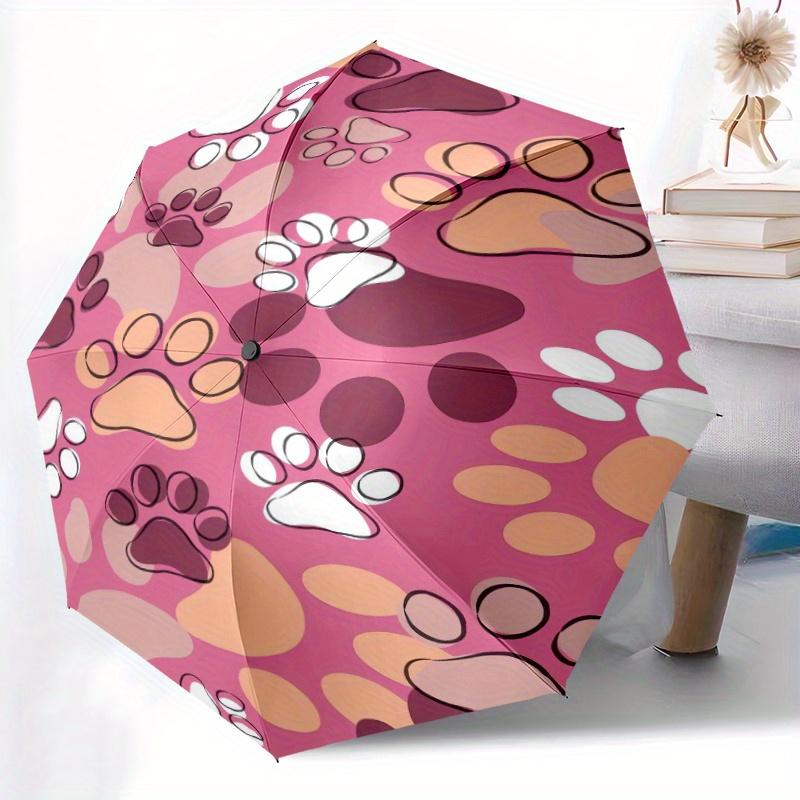 Pink Paw Prints Automatic Umbrella, Foldable, 8-Rib Durability Design, Cute Animal Print for Everyday Use, Perfect Holiday Gif Iron&8K
Pink Paw Prints Automatic Umbrella, Foldable, 8-Rib Durability Design, Cute Animal Print for Everyday Use, Perfect Holiday Gif Iron&8K