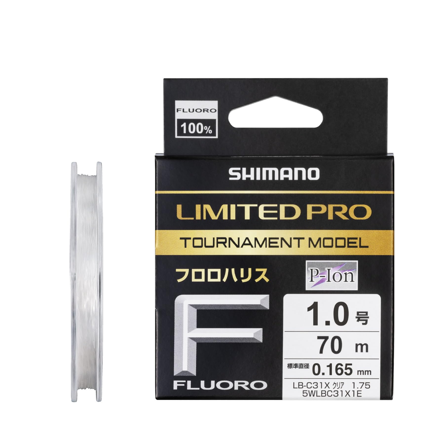 SHIMANO Fluorocarbon Line Limited Pro Tournament Model F 70m 1 Clear (Fluoro) LB-C31X No.
SHIMANO Fluorocarbon Line Limited Pro Tournament Model F 70m 1 Clear (Fluoro) LB-C31X No.