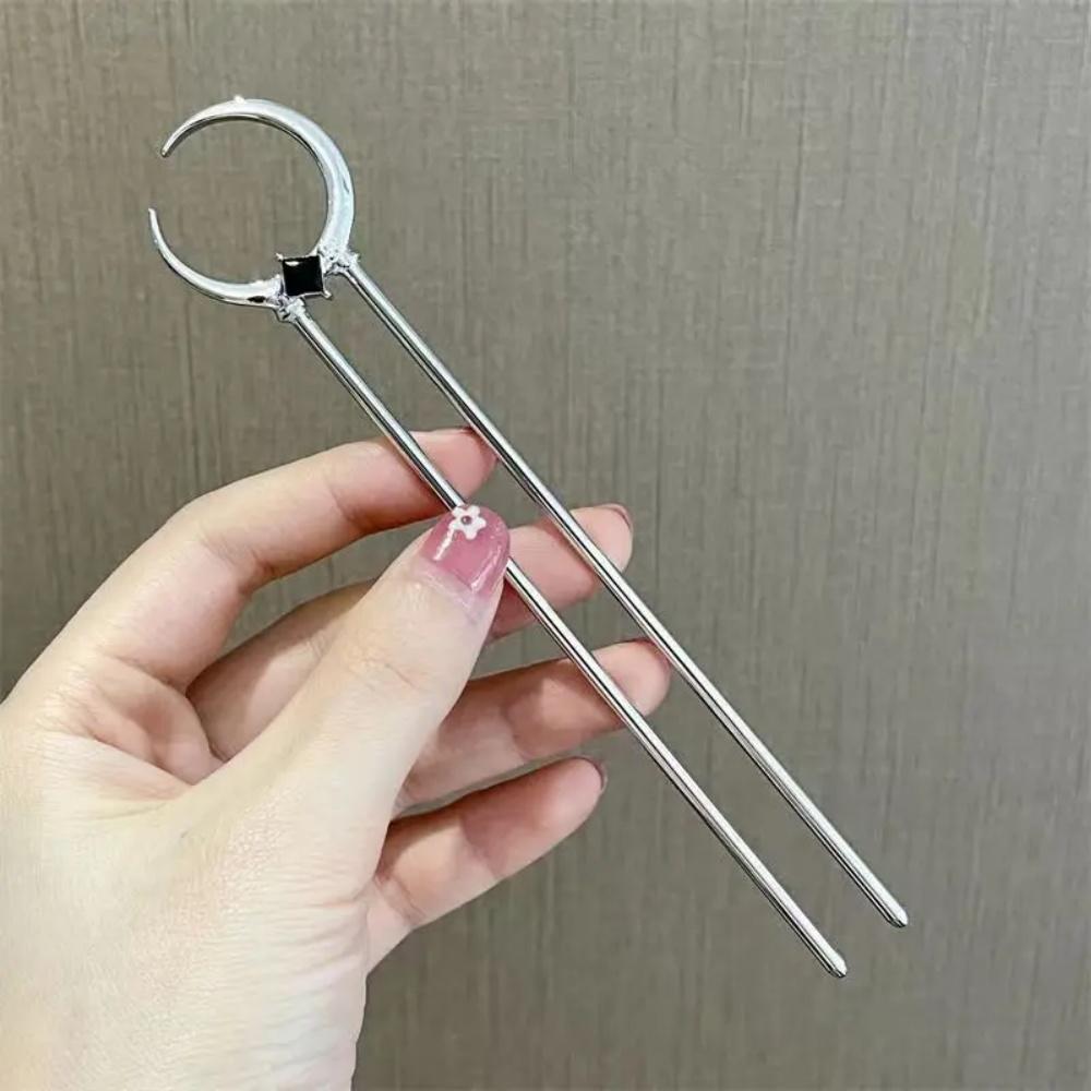 Metal U Shape Moon Hair Sticks for Women Vintage Hair Fork Elegant Crystal Hairpins For Bun Updo Hairstyle Hair Accessories Gift
Metal U Shape Moon Hair Sticks for Women Vintage Hair Fork Elegant Crystal Hairpins For Bun Updo Hairstyle Hair Accessories Gift