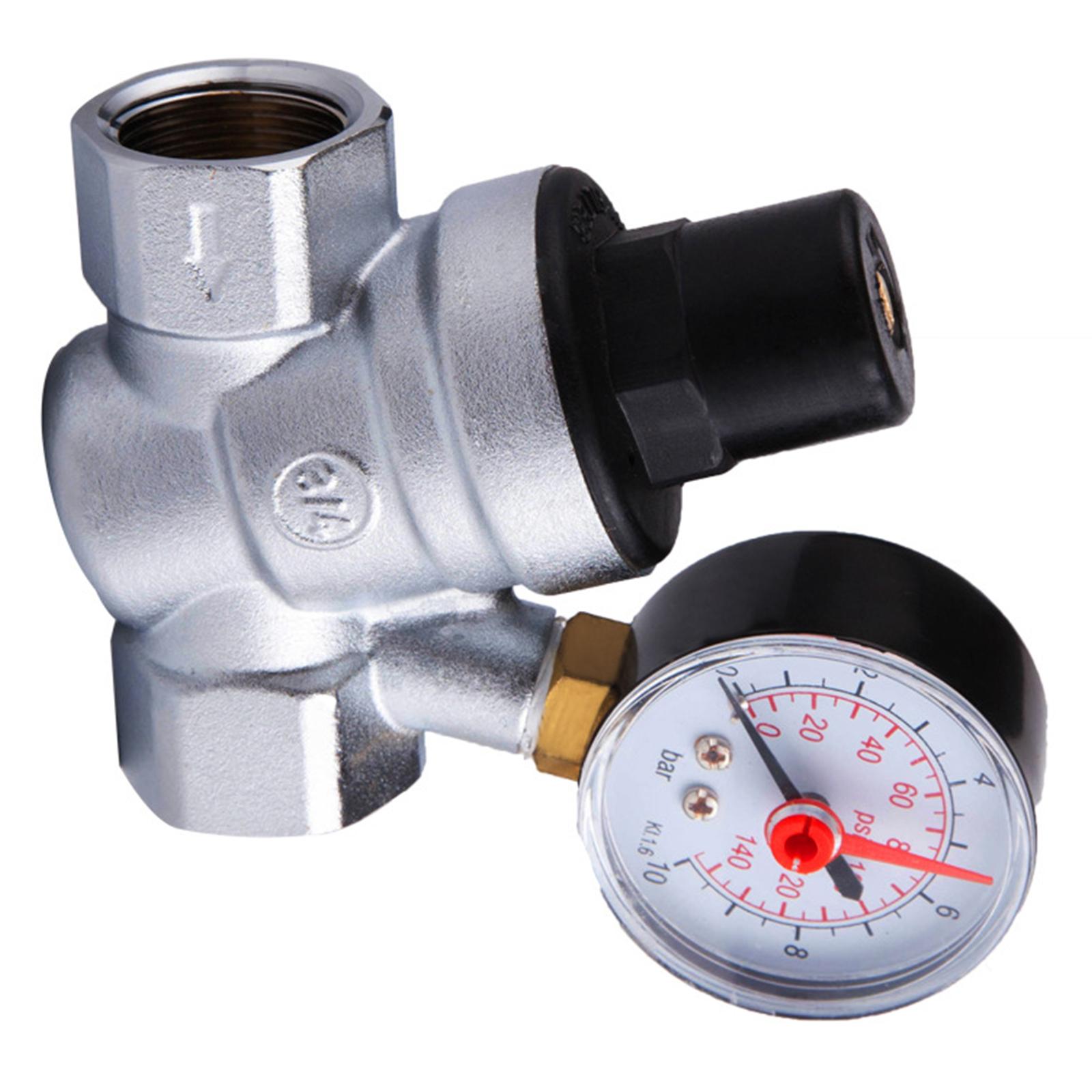 Sturdy Brass Tap Water Pressure Regulator DN15 DN20 With Gauge Industrials Home Pressure Control Valves Daily Use
Sturdy Brass Tap Water Pressure Regulator DN15 DN20 With Gauge Industrials Home Pressure Control Valves Daily Use