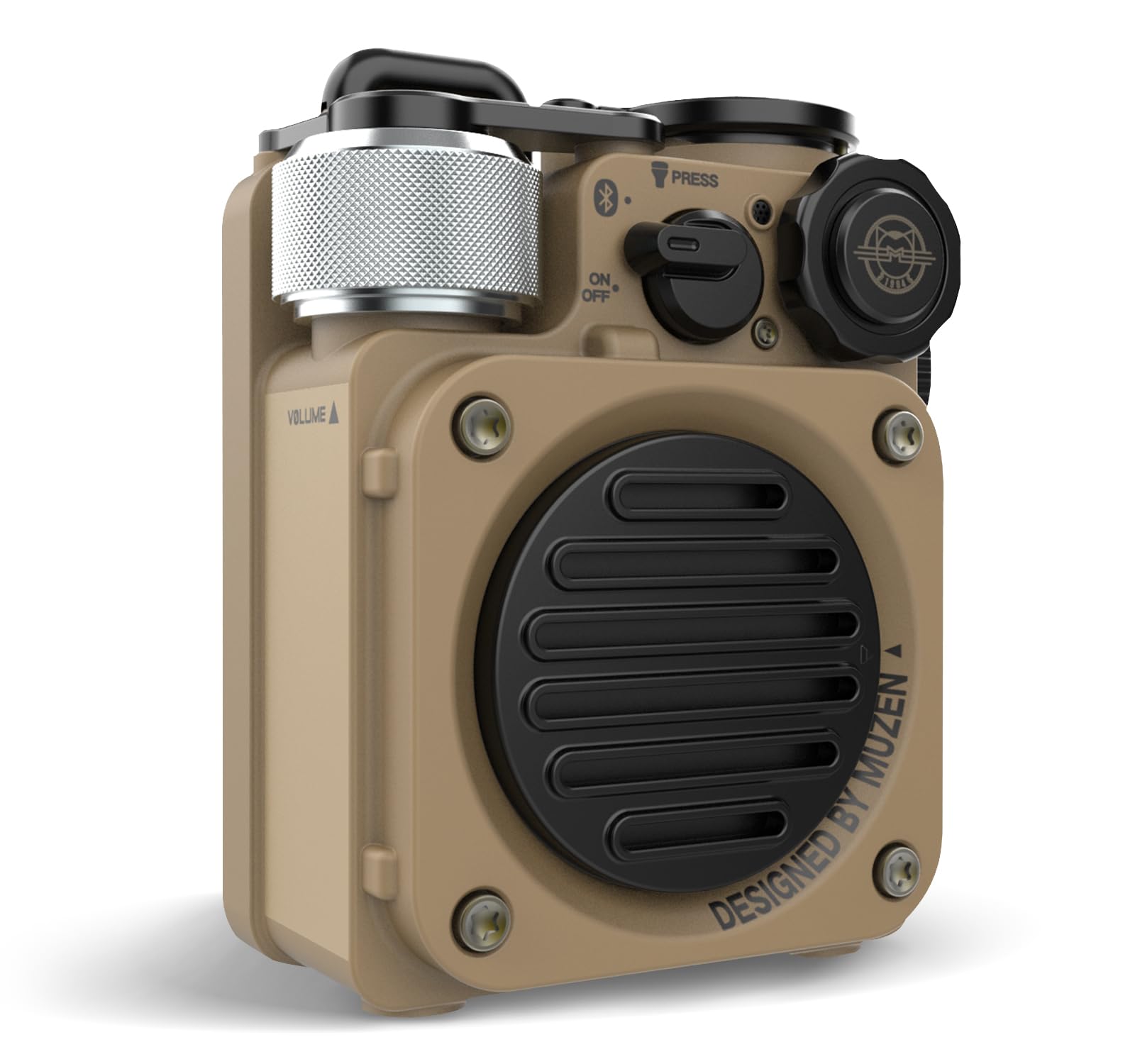 MUZEN Wild Mini 2nd Generation Outdoor Small Speaker Portable Bluetooth IPX5 Waterproof Charging 3 Modes Flashlight Type-C (Desert Yellow)
MUZEN Wild Mini 2nd Generation Outdoor Small Speaker Portable Bluetooth IPX5 Waterproof Charging 3 Modes Flashlight Type-C (Desert Yellow)