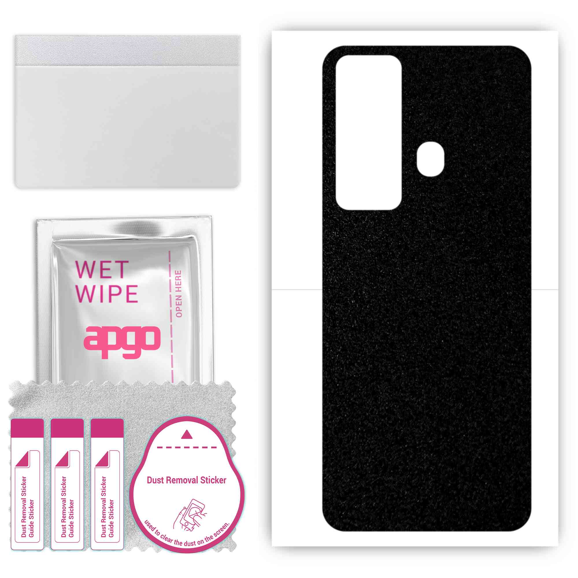 apgo Protective Skin Sticker for the back compatible with Tecno Pova Neo, Wrap Film, Foil, Vinyl - Pattern Matte Black
apgo Protective Skin Sticker for the back compatible with Tecno Pova Neo, Wrap Film, Foil, Vinyl - Pattern Matte Black