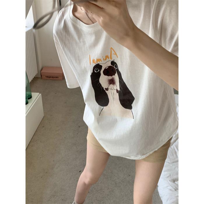 Свободный повседневный пуловер с коротким рукавом и круглым вырезом, базовая одежда, летняя новая футболка с эффектом омоложения, белый хлопковый топ с плечами S
Свободный повседневный пуловер с коротким рукавом и круглым вырезом, базовая одежда, летняя новая футболка с эффектом омоложения, белый хлопковый топ с плечами S