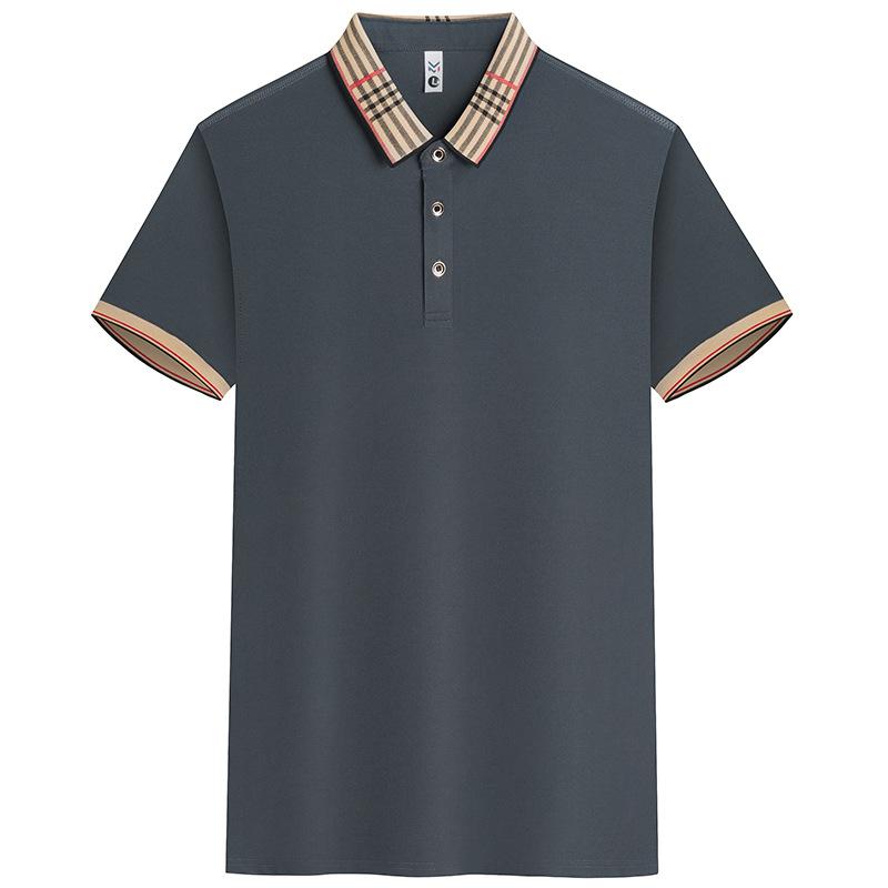 Летняя мужская рубашка поло с короткими рукавами, деловая повседневная легкая роскошная футболка с лацканами, дышащий повседневный универсальный топ 5XL серый
Летняя мужская рубашка поло с короткими рукавами, деловая повседневная легкая роскошная футболка с лацканами, дышащий повседневный универсальный топ 5XL серый