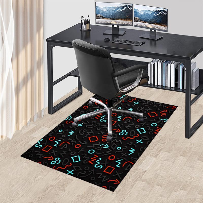 1pc Office Chair Mat with Retro 80s Neon Shapes and Characters - Festive Gift for Home or Office, Universal Seasonal Decor for Living Room, Bedroom, G 60cm by 90cm
1pc Office Chair Mat with Retro 80s Neon Shapes and Characters - Festive Gift for Home or Office, Universal Seasonal Decor for Living Room, Bedroom, G 60cm by 90cm