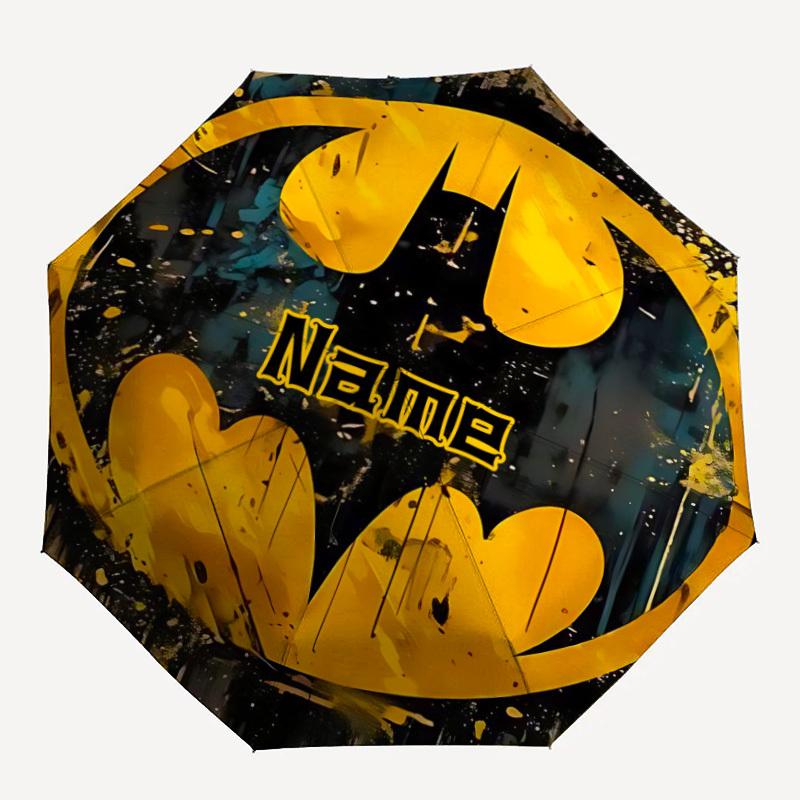 1pc Batman Symbol Custom Name Automatic Folding Umbrella, Durable Plastic & Iron, Lightweight for Outdoor Daily Use S1230046
1pc Batman Symbol Custom Name Automatic Folding Umbrella, Durable Plastic & Iron, Lightweight for Outdoor Daily Use S1230046