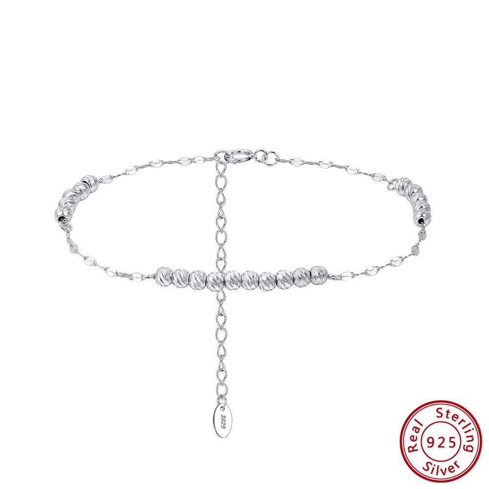 EFFIE QUEEN Elegant 925 Sterling Silver Charm Ball Beaded Chain Bracelet 3mm Beads Engagement Party Jewelry Accessory APB11
EFFIE QUEEN Elegant 925 Sterling Silver Charm Ball Beaded Chain Bracelet 3mm Beads Engagement Party Jewelry Accessory APB11