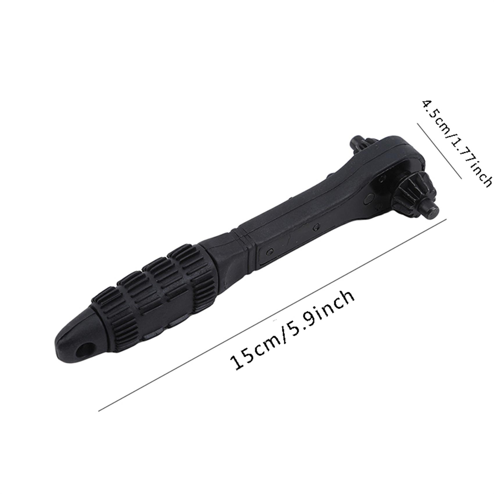 Black large 2-in-1 drill Chuck Key Wrench Black Ratchet Wrench Dual End Wrench Spanner Hand Tools 1PC чёрный
Black large 2-in-1 drill Chuck Key Wrench Black Ratchet Wrench Dual End Wrench Spanner Hand Tools 1PC чёрный