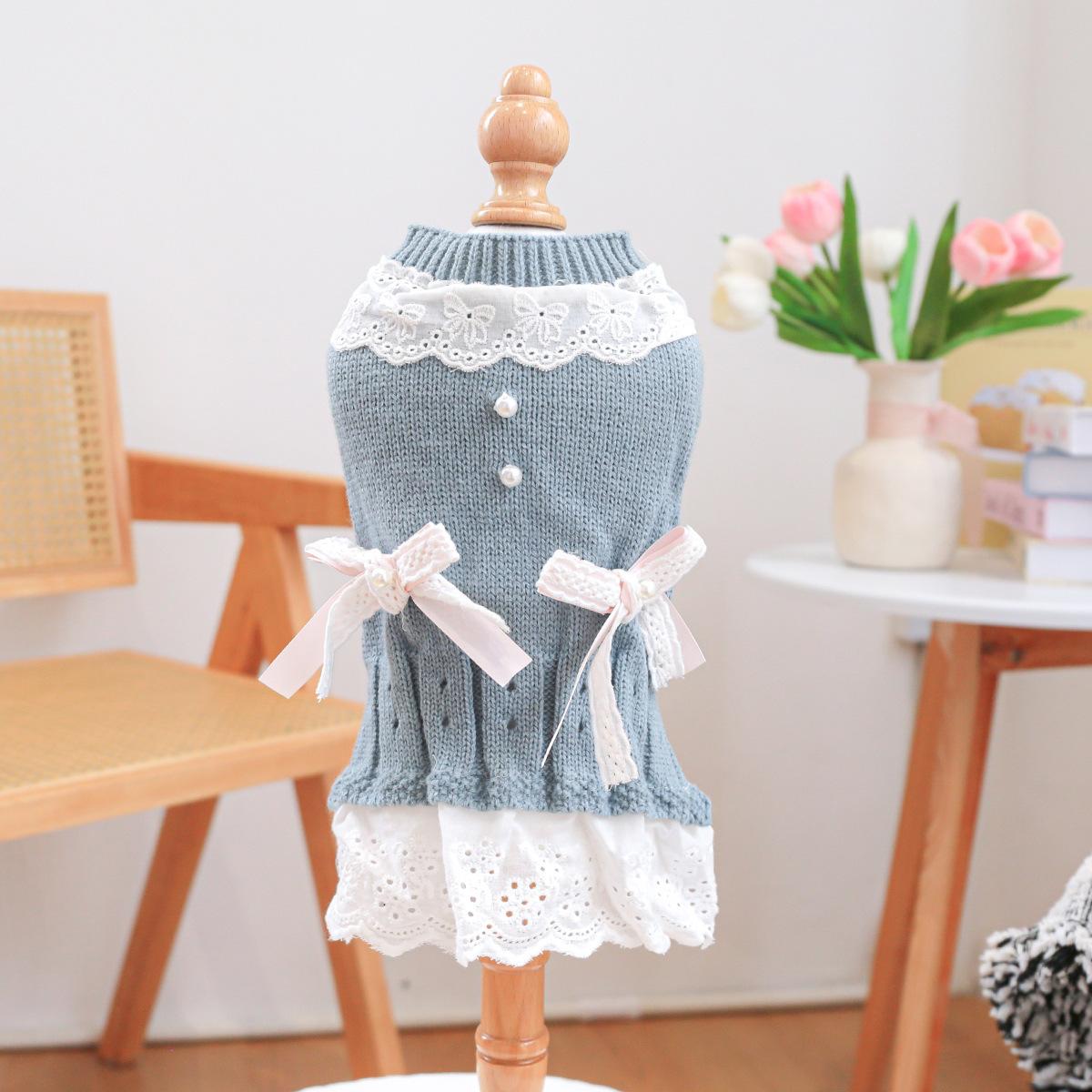 Pet circle, pet dog clothes, autumn and winter comfortable and warm lady wool skirt, pet supplies XL
Pet circle, pet dog clothes, autumn and winter comfortable and warm lady wool skirt, pet supplies XL