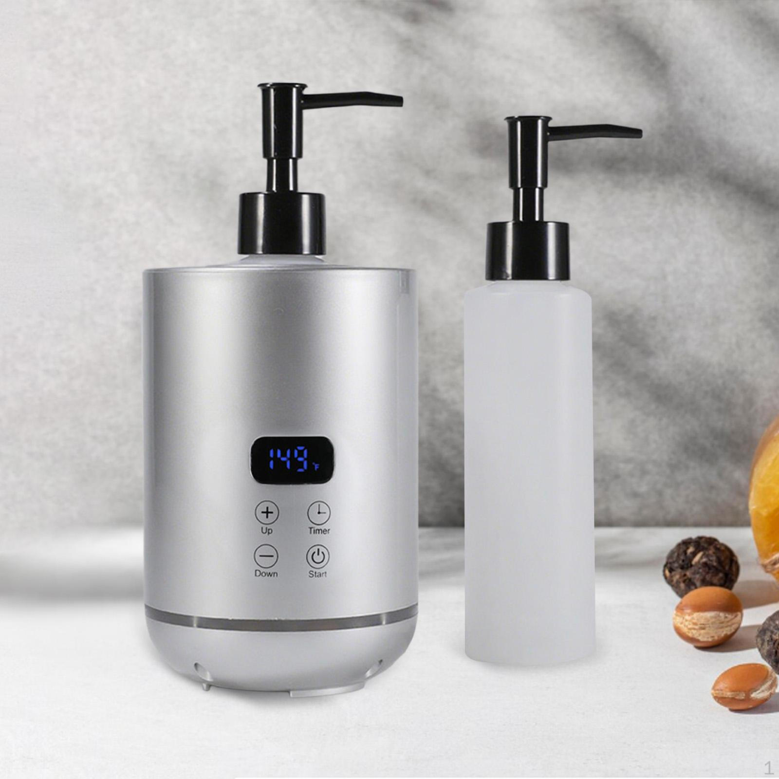 Massage Oil Warmer Home Adjustable Temperature SPA with Bottle Dispenser White срібний
Massage Oil Warmer Home Adjustable Temperature SPA with Bottle Dispenser White срібний