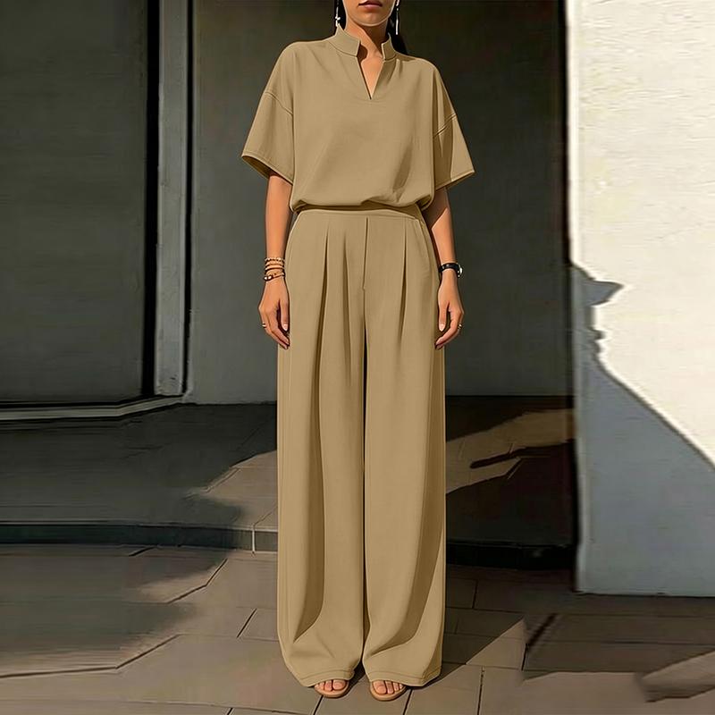 ZANZEA Women Half Sleeve Blouse and Wide Leg Pants Casual Two Piece Suit Sets S
ZANZEA Women Half Sleeve Blouse and Wide Leg Pants Casual Two Piece Suit Sets S