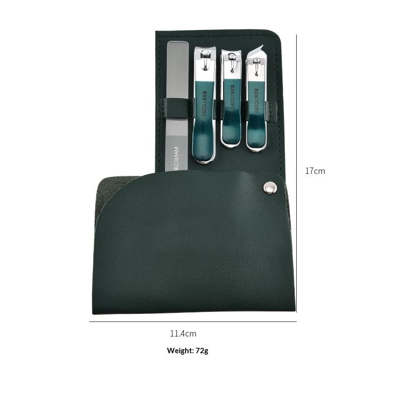 4/10/12 Pieces Manicure Set with Portable Leather Case and Nano Nail File - Fingernails & Toenails Clippers for Nail Care
4/10/12 Pieces Manicure Set with Portable Leather Case and Nano Nail File - Fingernails & Toenails Clippers for Nail Care