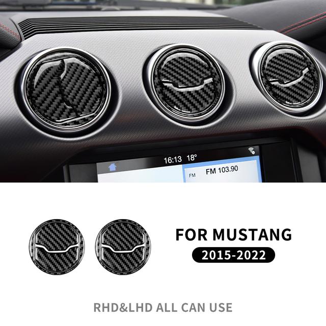 Автомобильная центральная вентиляционная решетка из углеродного волокна для Ford Mustang 2015-2022 Аксессуары Наклейка на рамку кондиционера A
Автомобильная центральная вентиляционная решетка из углеродного волокна для Ford Mustang 2015-2022 Аксессуары Наклейка на рамку кондиционера A