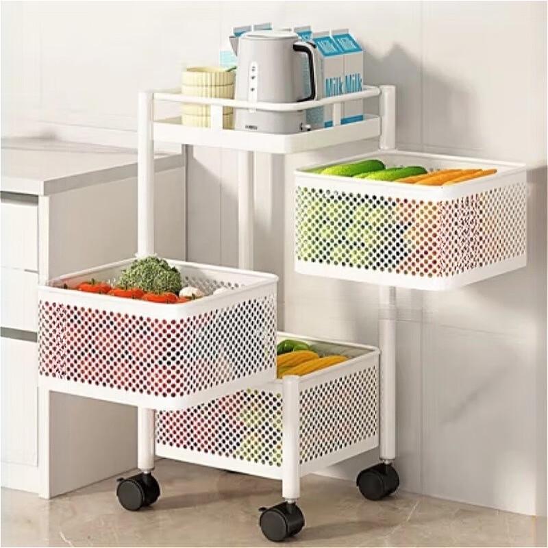 Вращающаяся многофункциональная 4-ярусная тележка для хранения
Вращающаяся многофункциональная 4-ярусная тележка для хранения