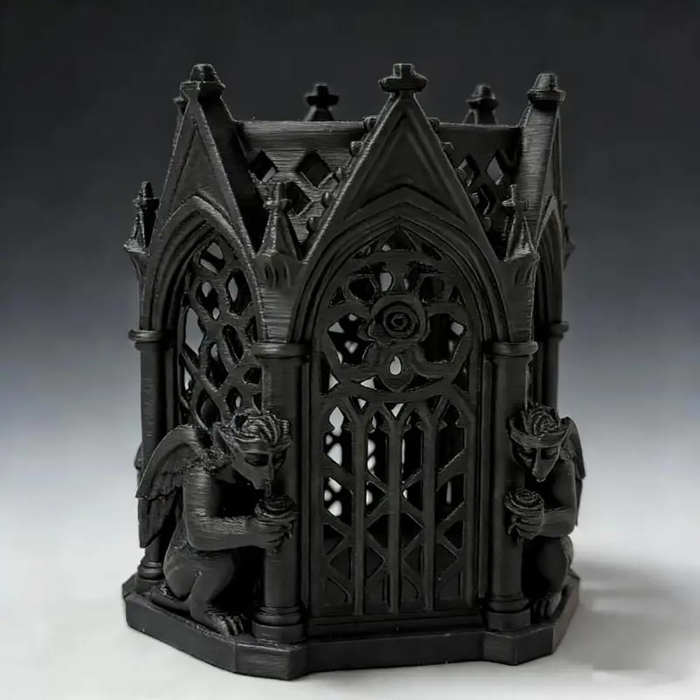 3D Printed Gothic Skull Storage Holder for Pens Paint Brushes Makeup Brushes Marker Desktop Living Room Home Decorative Ornament чёрный
3D Printed Gothic Skull Storage Holder for Pens Paint Brushes Makeup Brushes Marker Desktop Living Room Home Decorative Ornament чёрный