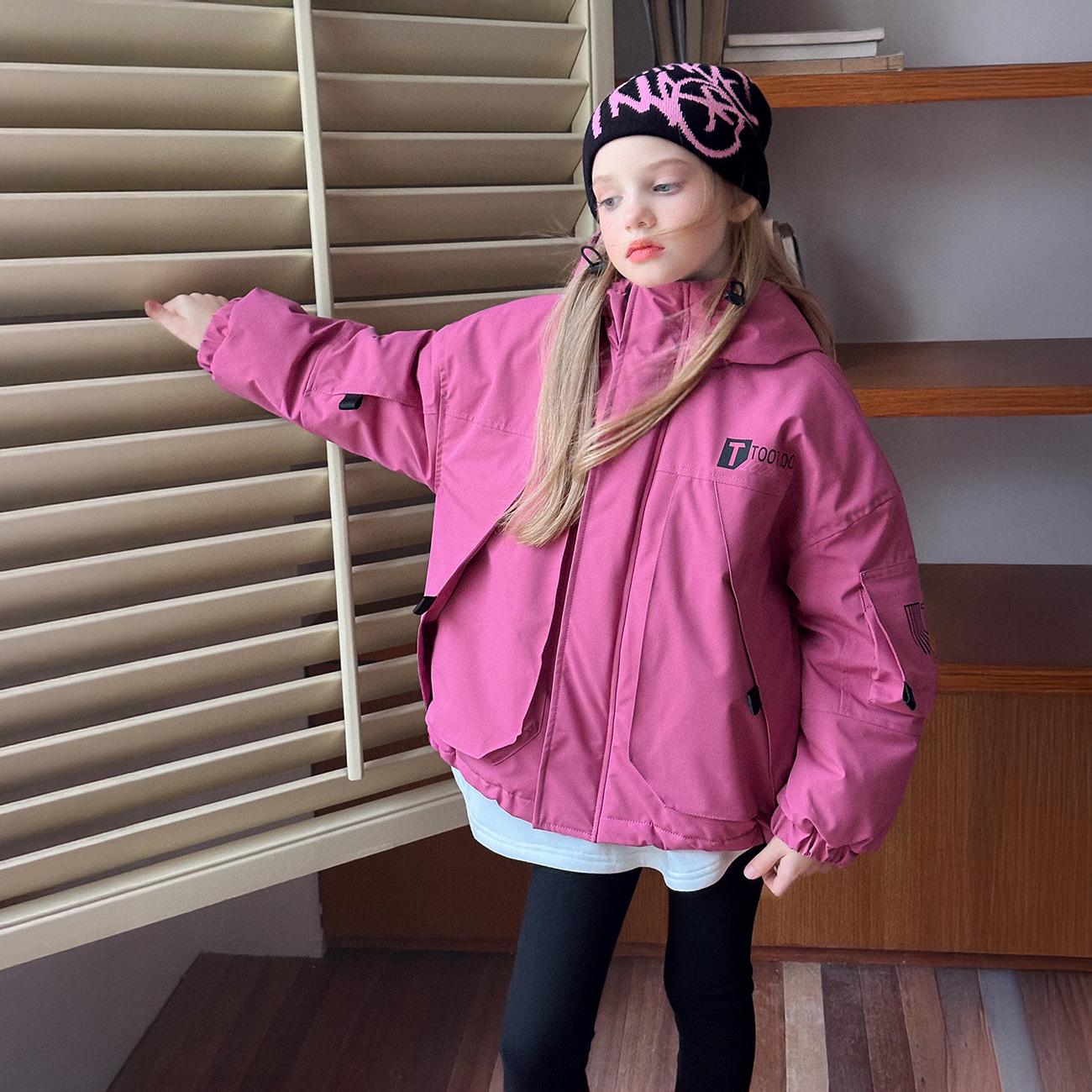 Yuchen Girls Fleece-Lined Winter Jacket - New 2025 Arrival, Warm Outdoor Casual Top for Kids Size 120
Yuchen Girls Fleece-Lined Winter Jacket - New 2025 Arrival, Warm Outdoor Casual Top for Kids Size 120