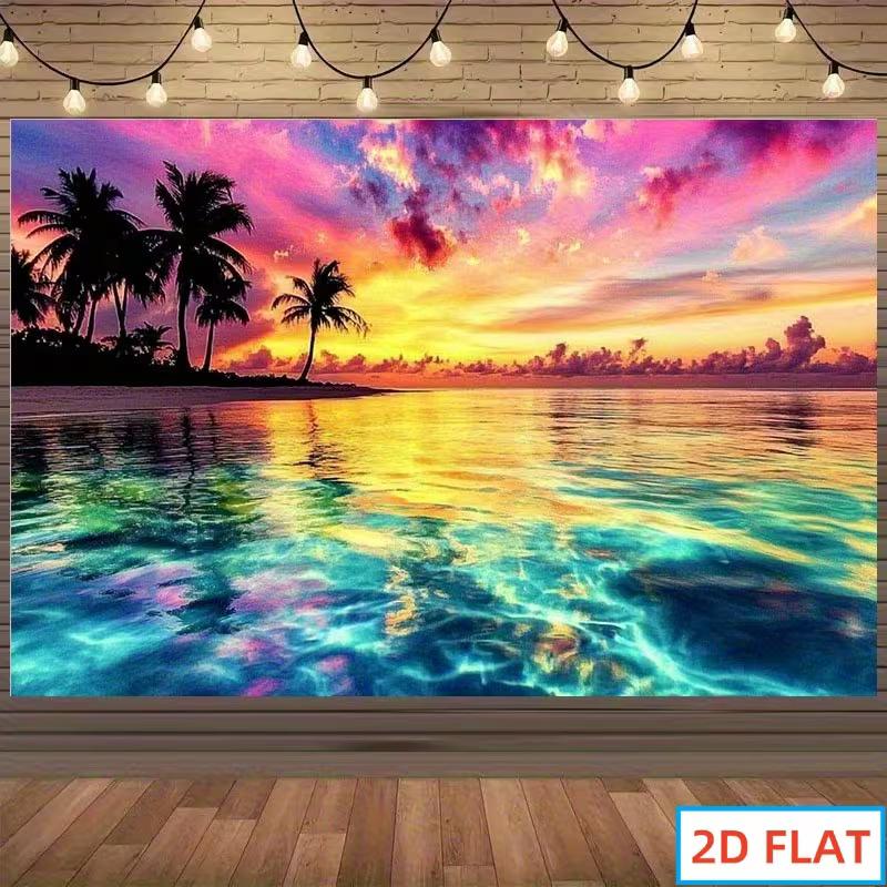 2D Hawaii Ocean Backdrop, Colorful Sunset Background for Vacation and Beach Photoshoot 47.2x31.5inch/120*80cm
2D Hawaii Ocean Backdrop, Colorful Sunset Background for Vacation and Beach Photoshoot 47.2x31.5inch/120*80cm
