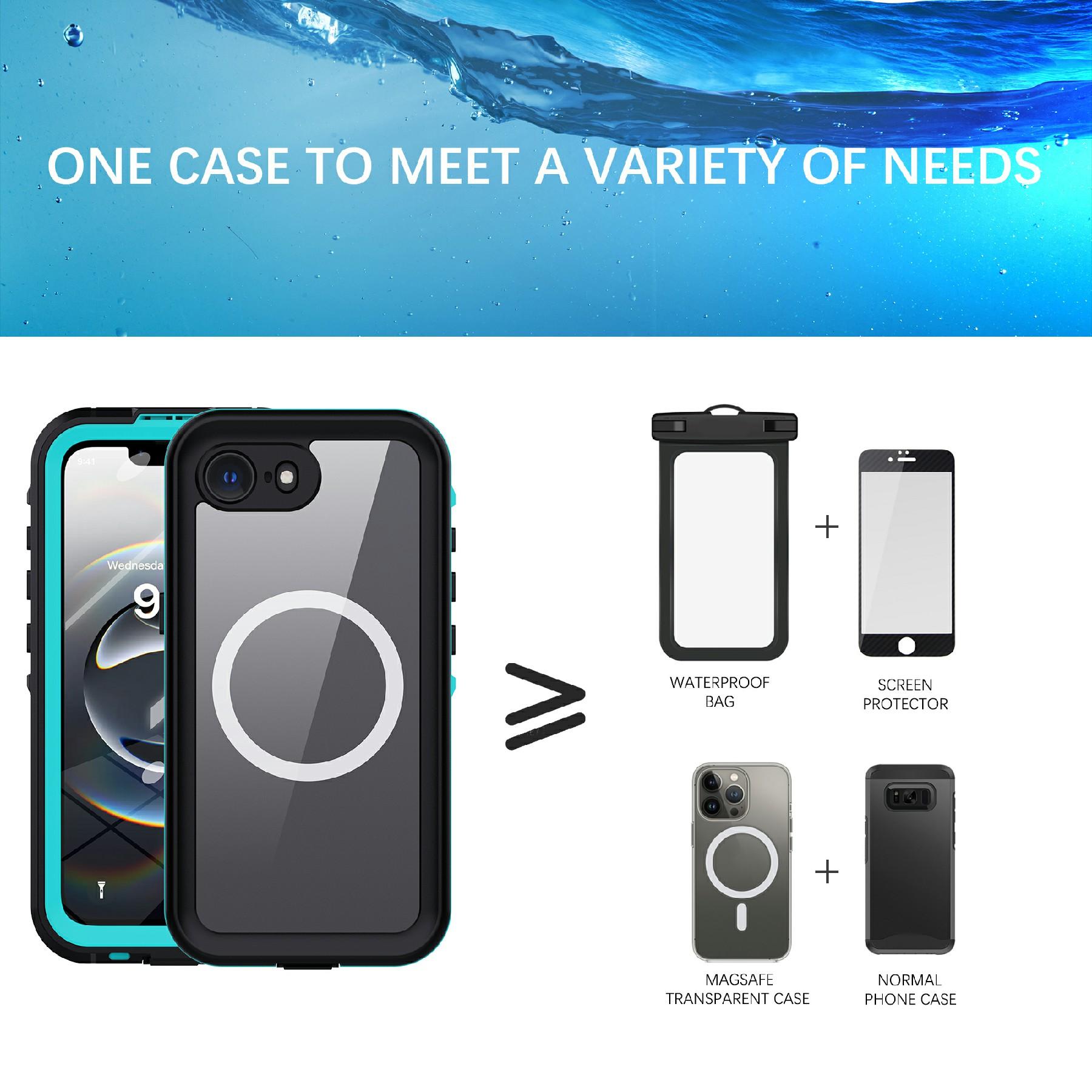 REDPEPPER Dot+ Series For iPhone 16e Phone Case Compatible with MagSafe IP68 Waterproof Clear Phone Cover Black
REDPEPPER Dot+ Series For iPhone 16e Phone Case Compatible with MagSafe IP68 Waterproof Clear Phone Cover Black