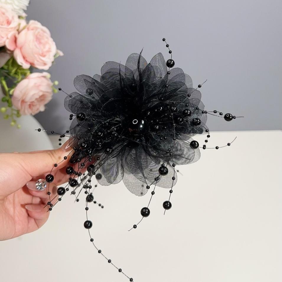 Заколка для волос в корейском стиле ручной работы с кисточкой из перьев и цветов
Заколка для волос в корейском стиле ручной работы с кисточкой из перьев и цветов
