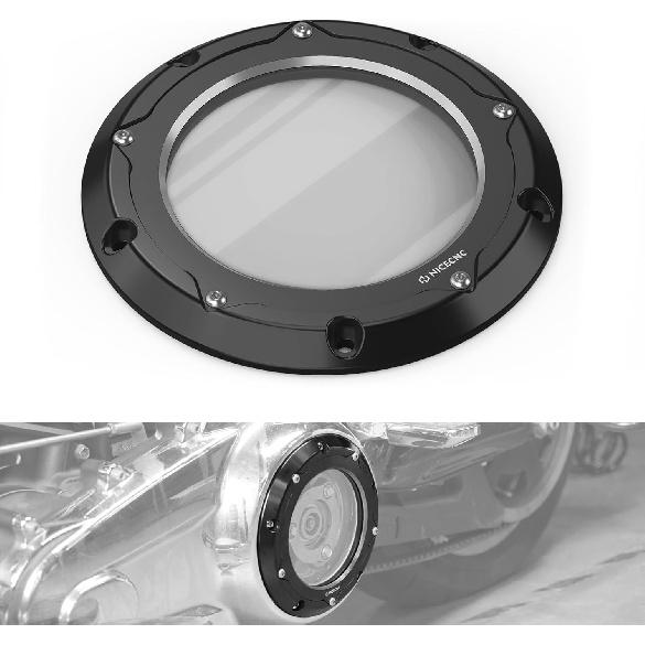 NICECNC Orange Transparent Derby Cover Clutch Cover Primary Side Cover Aluminum CNC Compatible with Harley Ultra Limited Low FLHTKL 2017-2024, чёрный
NICECNC Orange Transparent Derby Cover Clutch Cover Primary Side Cover Aluminum CNC Compatible with Harley Ultra Limited Low FLHTKL 2017-2024, чёрный