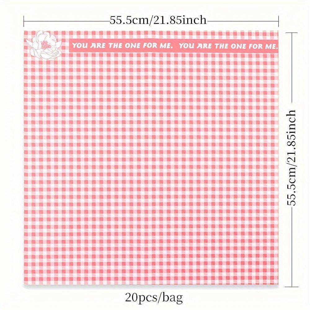 20 шт./упак. клетчатая водонепроницаемая упаковочная бумага для цветов ко Дню святого Валентина, упаковочная бумага для букетов цветов, материал для самостоятельной работы, флористическая упаковка для цветов красный
20 шт./упак. клетчатая водонепроницаемая упаковочная бумага для цветов ко Дню святого Валентина, упаковочная бумага для букетов цветов, материал для самостоятельной работы, флористическая упаковка для цветов красный