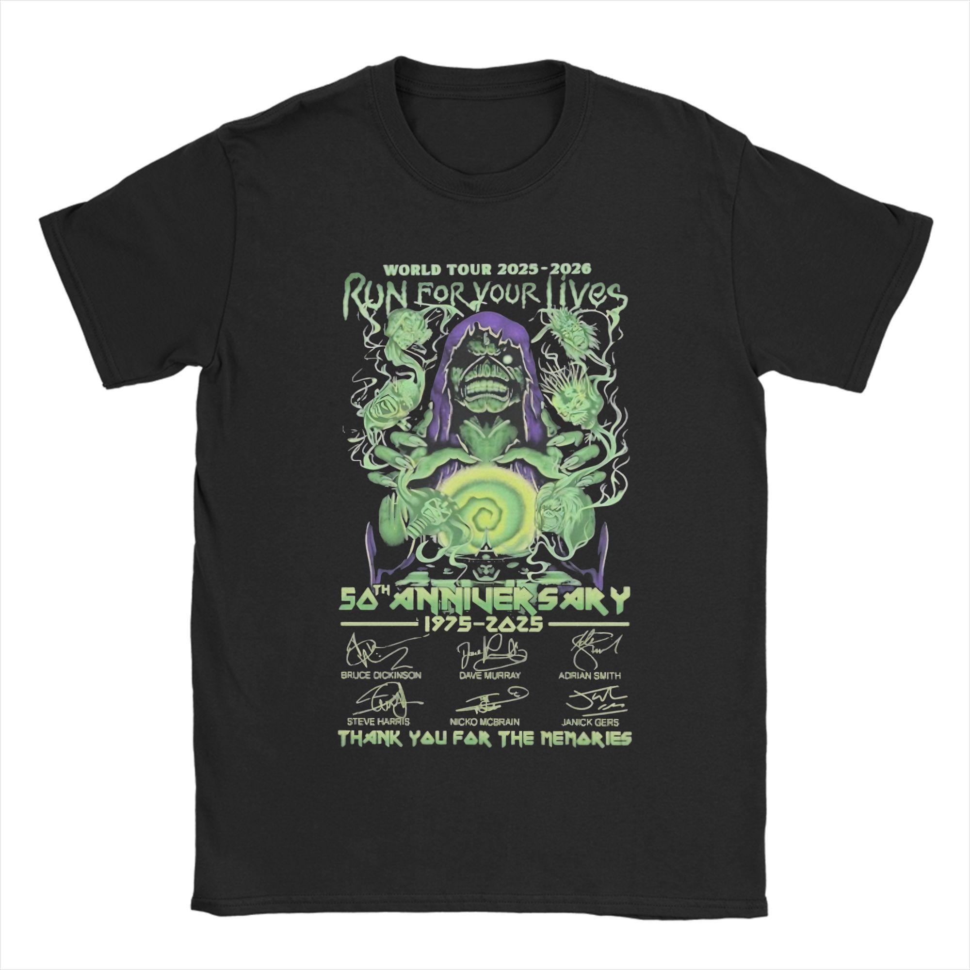 Summer Irones Maidenes 2026 Run for Your Lives World Tour T Shirt for Men Women 100% Cotton Tee Shirt Short Sleeve Clothes M
Summer Irones Maidenes 2026 Run for Your Lives World Tour T Shirt for Men Women 100% Cotton Tee Shirt Short Sleeve Clothes M