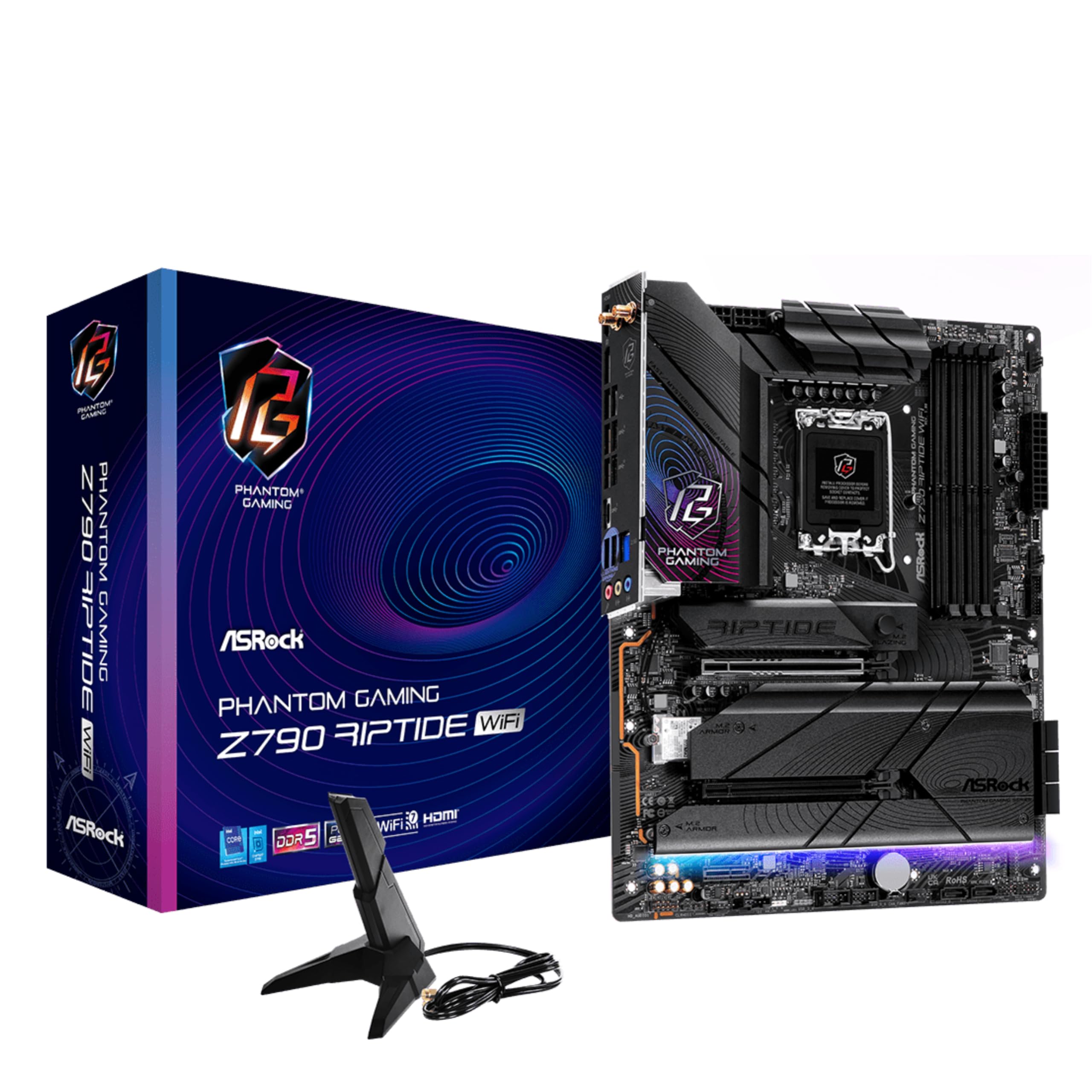 Материнська плата ASRock Z790 Riptide WiFi Сумісна з процесорами Intel 12-го та 13-го поколінь Чіпсет Z790 DDR5 Bluetooth Материнська плата ATX Авторизована чорний
Материнська плата ASRock Z790 Riptide WiFi Сумісна з процесорами Intel 12-го та 13-го поколінь Чіпсет Z790 DDR5 Bluetooth Материнська плата ATX Авторизована чорний