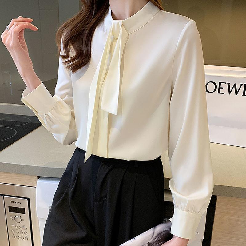 Весна и Осень Новый Стиль Рубашка Женская Темперамент Стример Бант Шелк Кардиган Женский Сатиновый Топ XXL белый
Весна и Осень Новый Стиль Рубашка Женская Темперамент Стример Бант Шелк Кардиган Женский Сатиновый Топ XXL белый