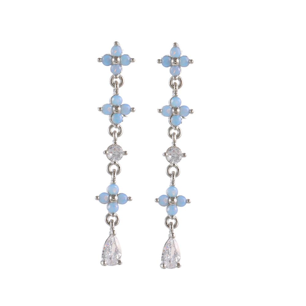 Simple Fashion Blue Flower Drop Earrings For Women Girls 18K Gold-plated Zirconia Pendant Cartilage Earring Piercing Jewelry
Simple Fashion Blue Flower Drop Earrings For Women Girls 18K Gold-plated Zirconia Pendant Cartilage Earring Piercing Jewelry