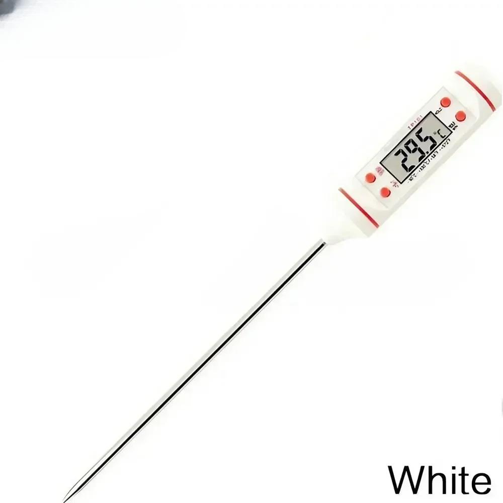 Цифровой термометр для мяса и еды, температура масла на кухне, цифровой зонд для измерения температуры жидкости для барбекю, кухонные принадлежности
Цифровой термометр для мяса и еды, температура масла на кухне, цифровой зонд для измерения температуры жидкости для барбекю, кухонные принадлежности