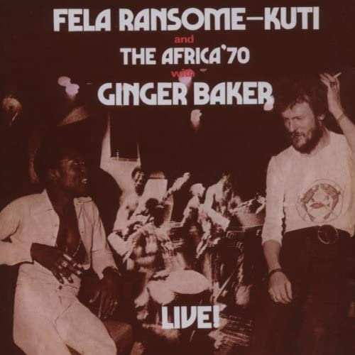 CD FELA KUTI & AFRICA 70, GINGER BAKER - Live With Ginger Baker WRASS055 Wrasse Records 2001 US ObiWorld Music Used
CD FELA KUTI & AFRICA 70, GINGER BAKER - Live With Ginger Baker WRASS055 Wrasse Records 2001 US ObiWorld Music Used