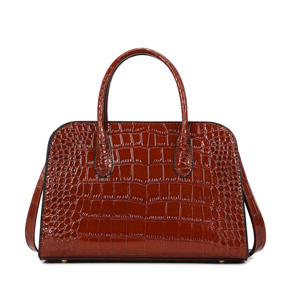 Crocodile Patterned Cowhide Shell Bag 2026 New Commuting Briefcase Retro Texture Tote Bag Large Capacity Handbag коричневий
Crocodile Patterned Cowhide Shell Bag 2026 New Commuting Briefcase Retro Texture Tote Bag Large Capacity Handbag коричневий