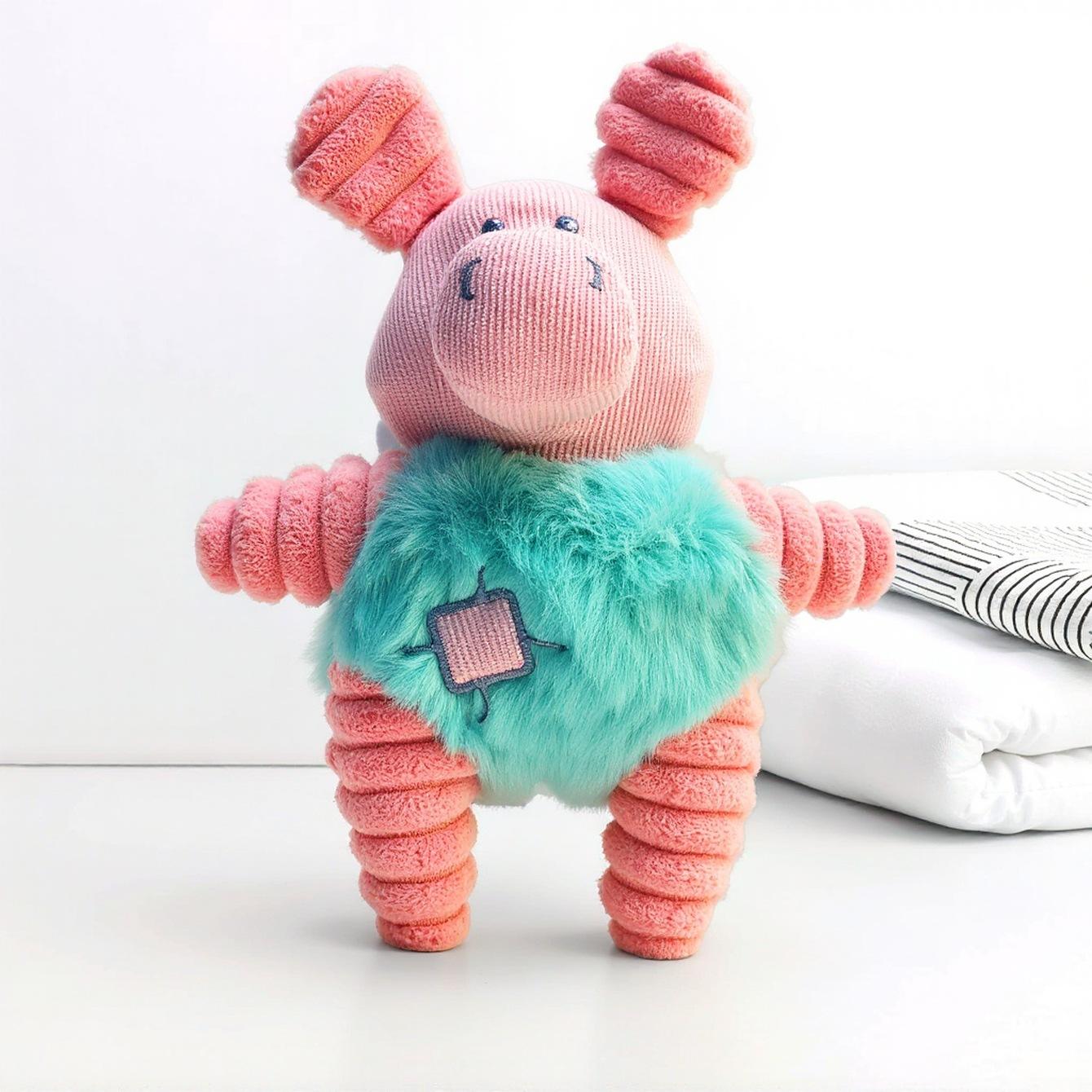 Plush Animal Shape Pet Toy - Molar Chew Resistant Dog Cat Toy, Soft Non-Toxic Interactive Pet Chewing Toy for Puppies розовый
Plush Animal Shape Pet Toy - Molar Chew Resistant Dog Cat Toy, Soft Non-Toxic Interactive Pet Chewing Toy for Puppies розовый
