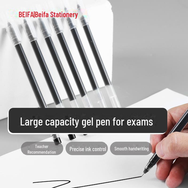 Beifa Large Capacity 0.5mm Gel Exam Pens for Students - Back to School Set of 3 Barrels 0.5mm чёрный
Beifa Large Capacity 0.5mm Gel Exam Pens for Students - Back to School Set of 3 Barrels 0.5mm чёрный